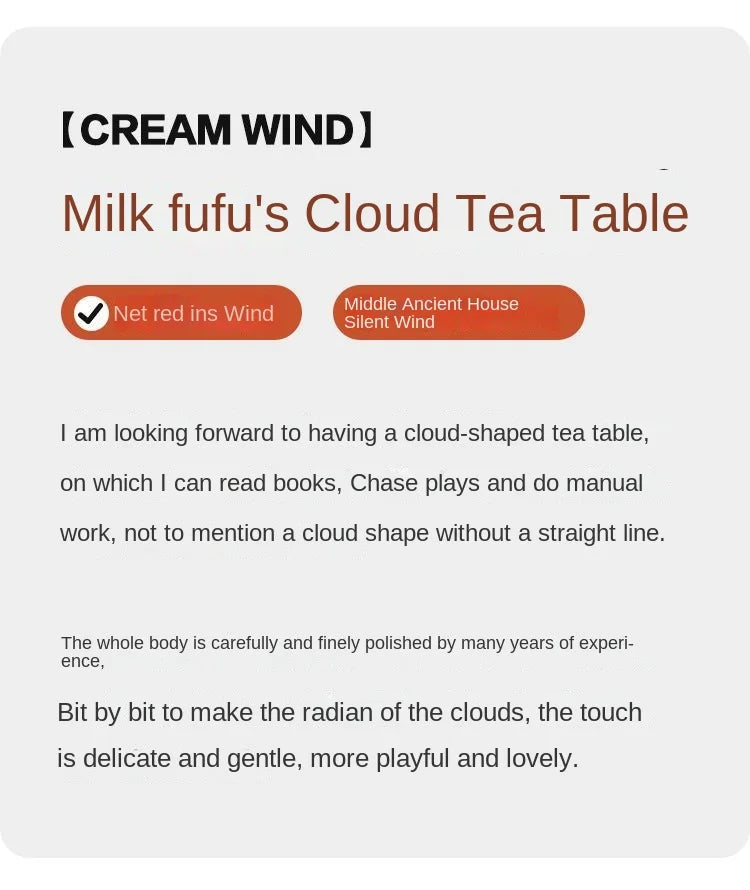Clouds Tea Table House LonelyTea Coffee Table Furniture