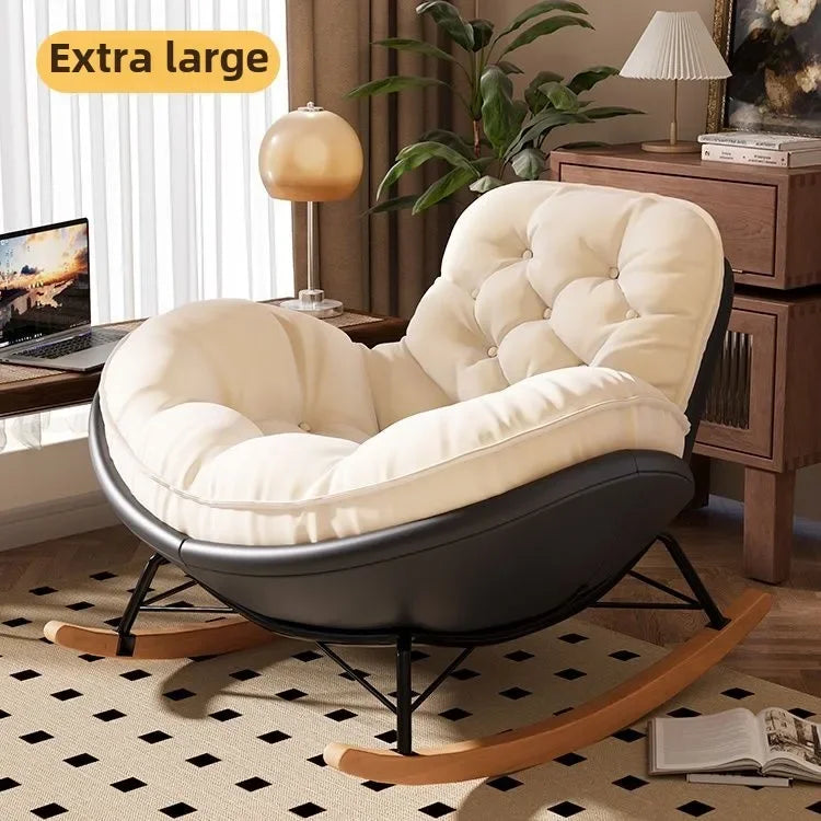 Living Room Lazy Sofa Rocking Chair Can Lie Down or Sleep in Bedroom