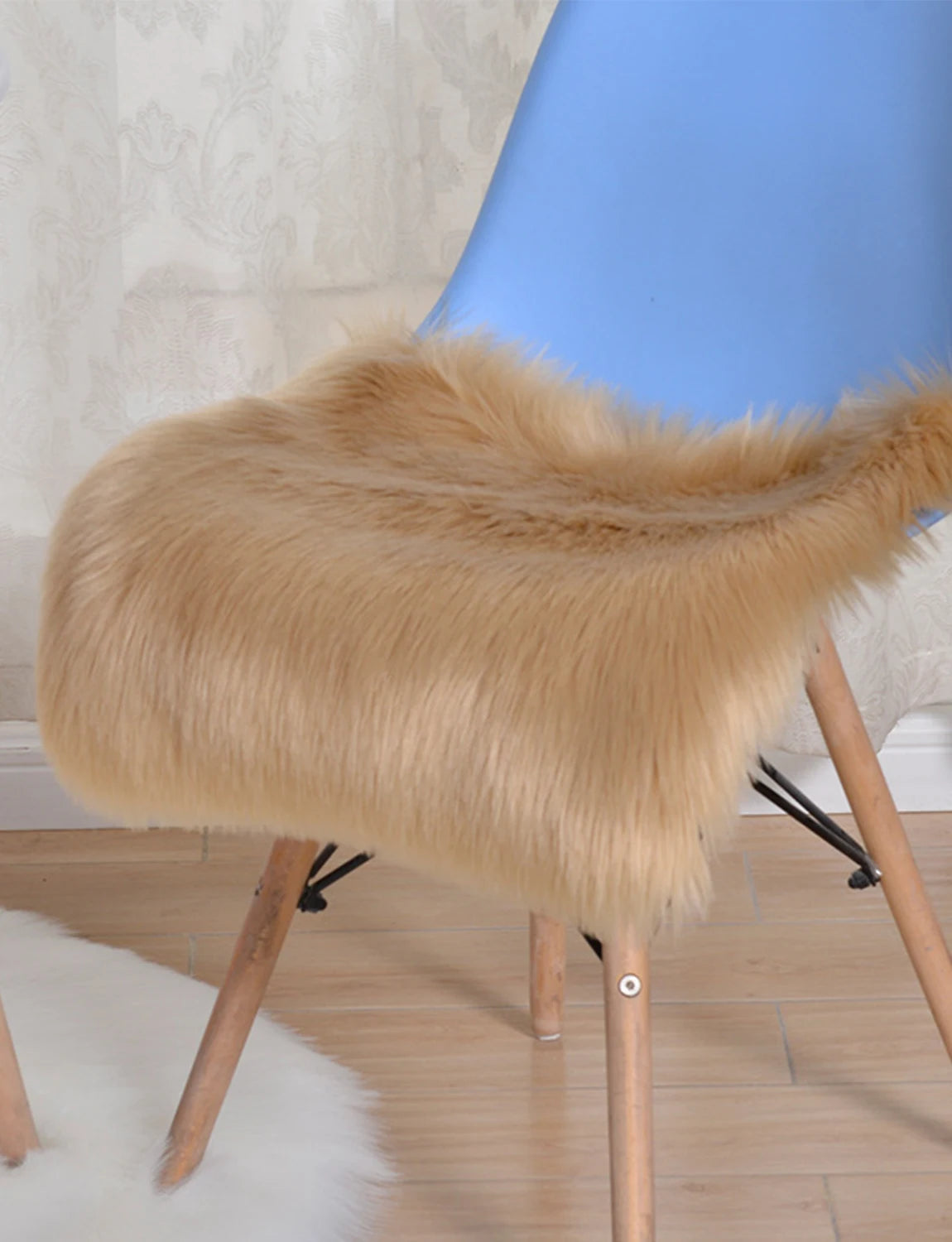 40cm Soft Artificial Wool Sheepskin Cushion Chair Bedroom Mat