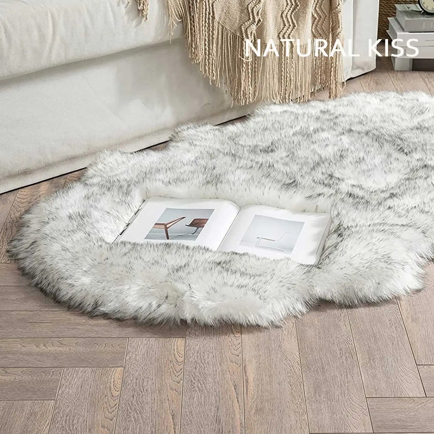 Fur Faux Sheepskin Soft Carpet Washable Seat Mats For Floor Fluffy Rugs