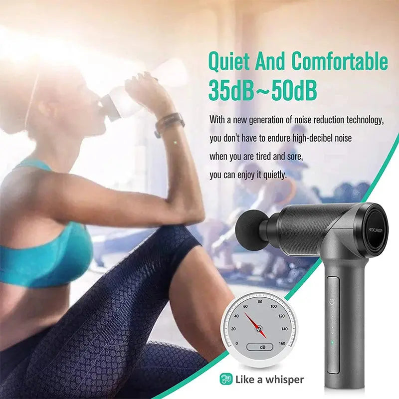Medcursor Portable Massage Gun Deep Tissue Shoulder Muscle Massager Massage Pistool For Back Neck Body Muscle Fitness Tool Our3Designs