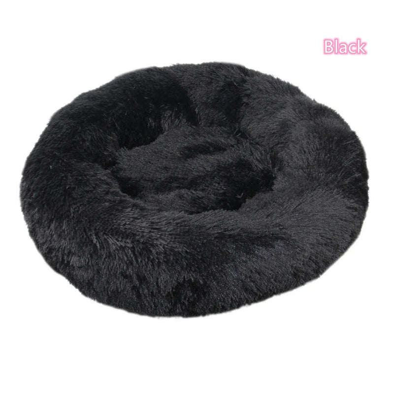 Super Soft Pet Cat Bed Plush Full Size Washable Calm Bed Donut Bed Comfortable Sleeping Artifact Suitable For All Kinds Of Cats Our3Designs