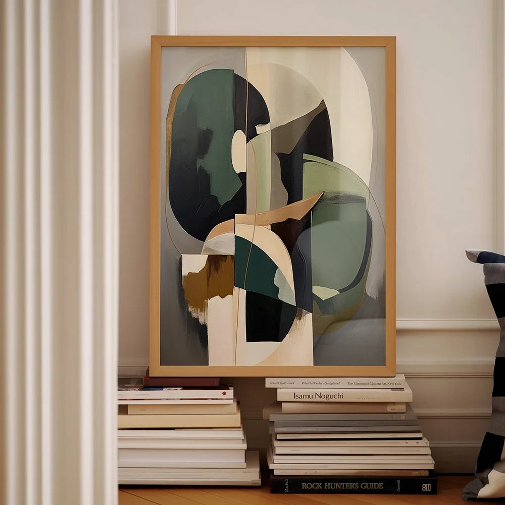 Contemporary Color Aesthetic Canvas Painting Office Home Decor