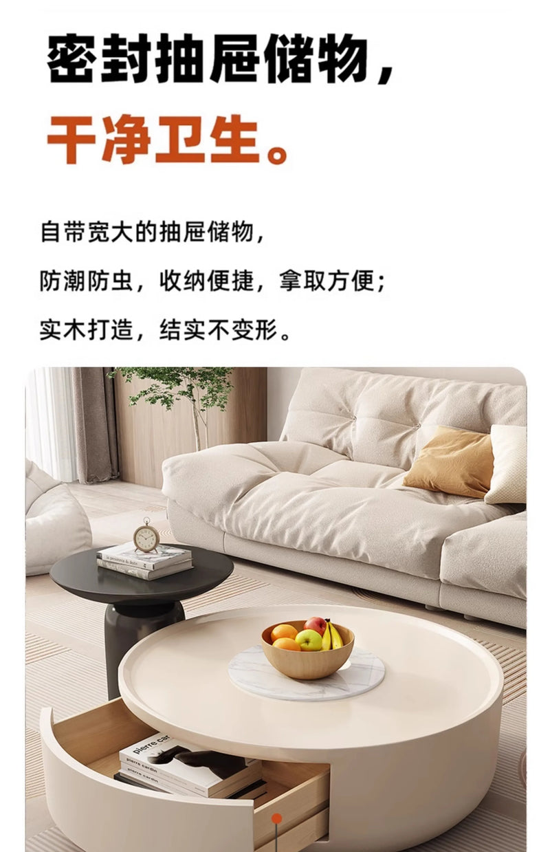 Minimalist White Coffee Table Modern Black Simple Bedroom Nordic