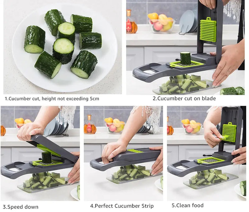 Vegetable Chopper Multifunctional Grater Cutter Kitchen Accessories Manual Fruit Slicer Potatos Shredders Cheese Onions Slicers Our3Designs
