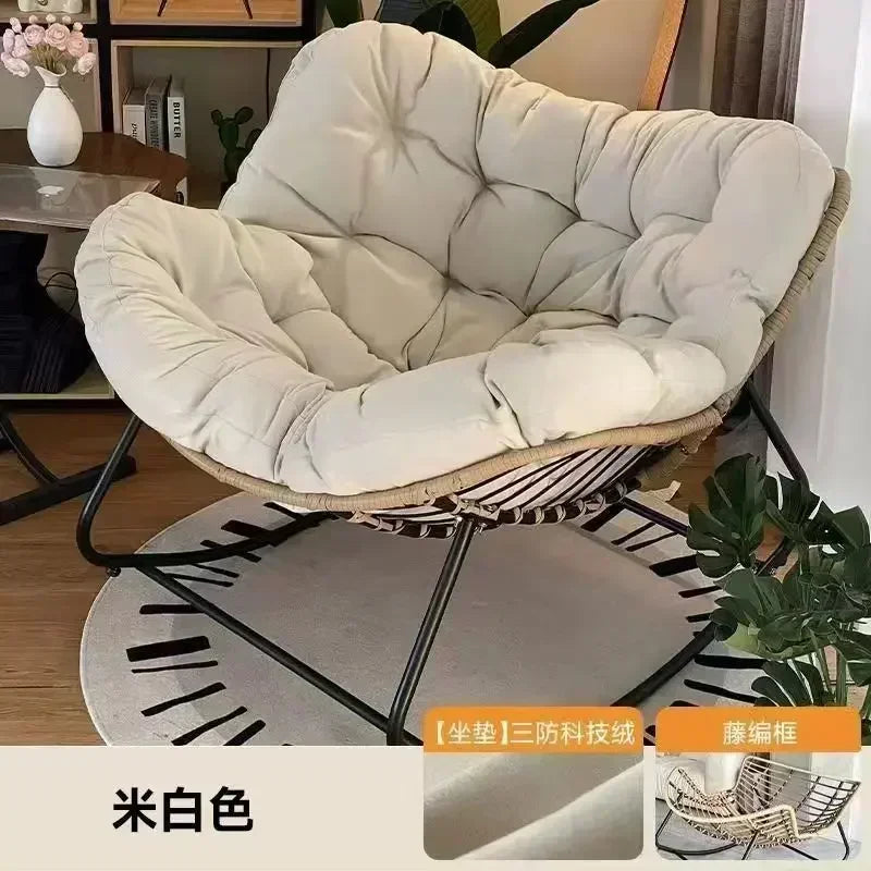 Rattan rocking chair Internet celebrity leisure lunch break