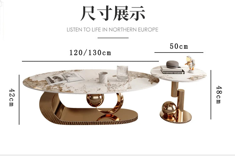 Modern Metal Coffee Tables Luxury Nordic Home Minimalist Coffee Tables