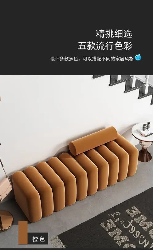 Creative Shoe Bench Entrance Changing Shoe Stool Sofa Stool Bed End Stool