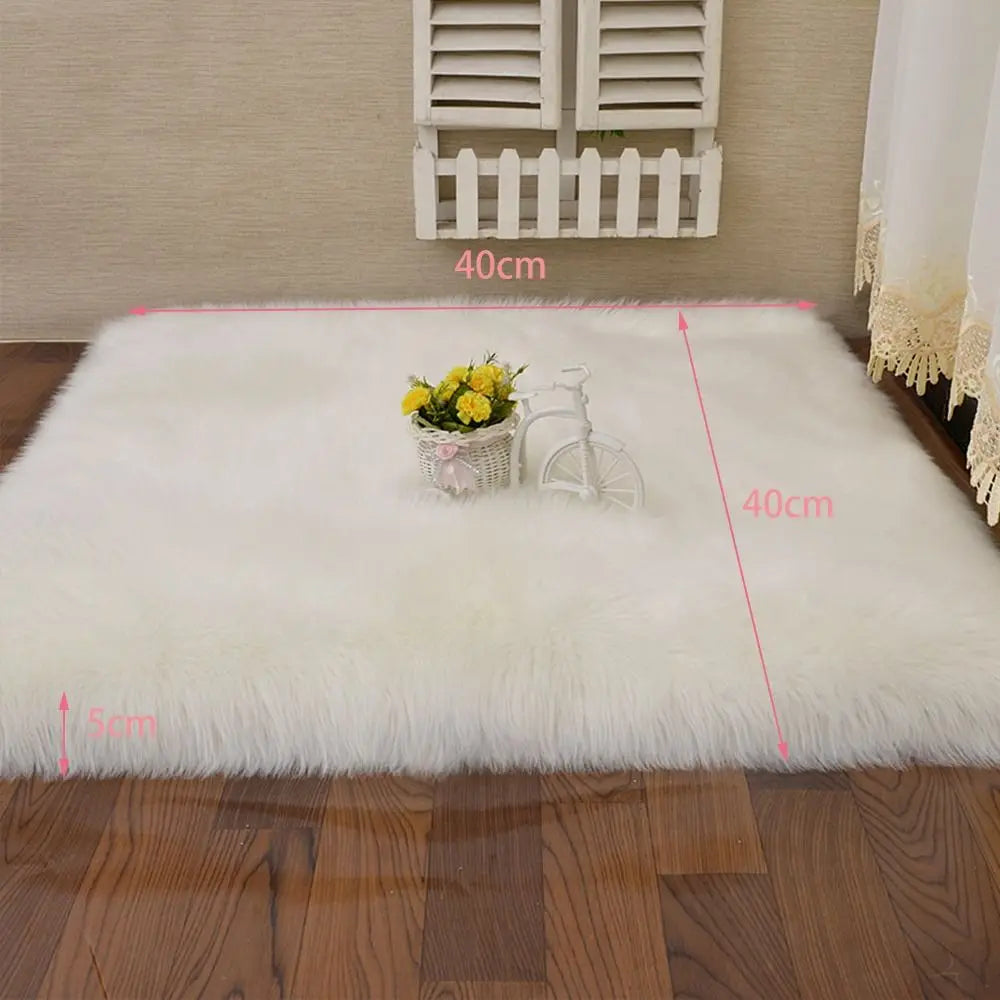 Long Hair Plush Carpet New Fluffy Decorative Carpets