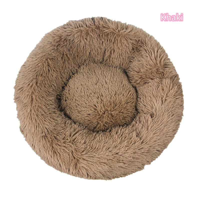 Super Soft Pet Cat Bed Plush Full Size Washable Calm Bed Donut Bed Comfortable Sleeping Artifact Suitable For All Kinds Of Cats Our3Designs