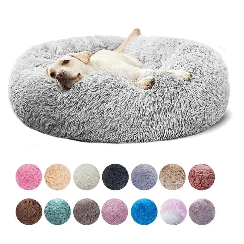 Super Soft Pet Cat Bed Plush Full Size Washable Calm Bed Donut Bed Comfortable Sleeping Artifact Suitable For All Kinds Of Cats Our3Designs