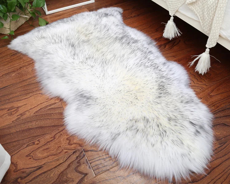Premium Large Genuine Sheepskin Rug Natural Thick Wool Real Fur Blanket For Livingroom Bedroom Area Rugs Sheep Skin Pelt