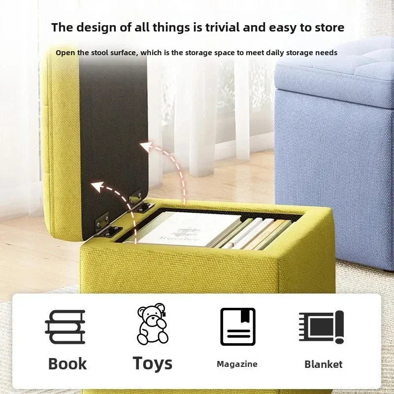 Storage Ottoman Coffee Table Living Room Sofa Stool Storage Chair