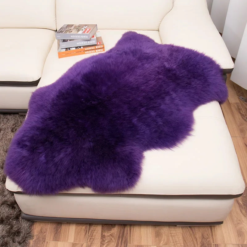 100% Real Sheepskin Wool Carpets for Living Room Bedroom Area