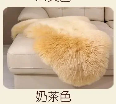 100% Real Sheepskin Wool Carpets for Living Room Bedroom Area