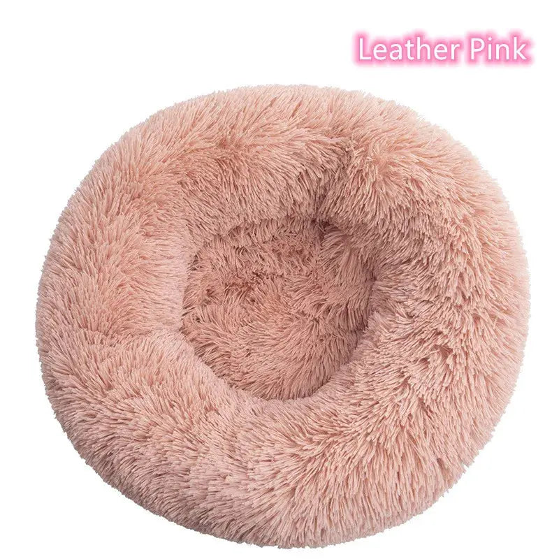 Super Soft Pet Cat Bed Plush Full Size Washable Calm Bed Donut Bed Comfortable Sleeping Artifact Suitable For All Kinds Of Cats Our3Designs