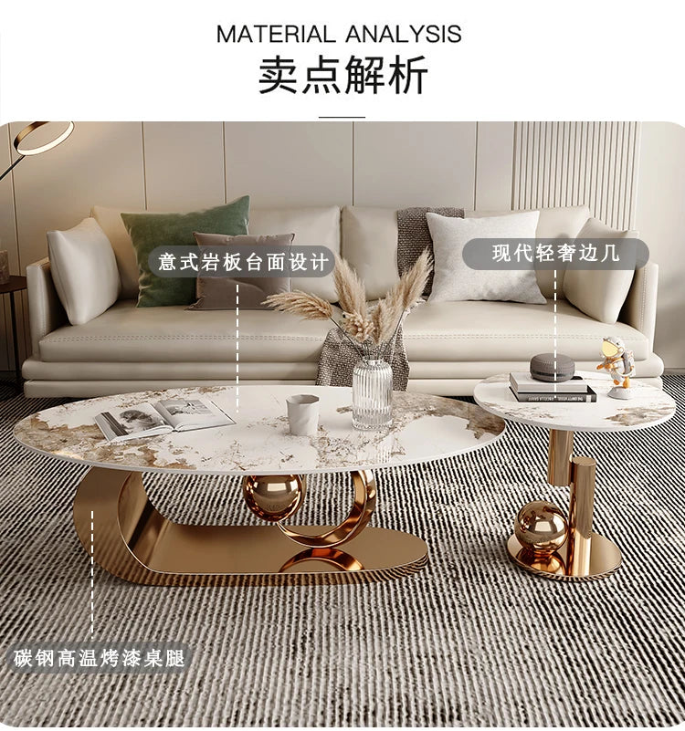 Modern Metal Coffee Tables Luxury Nordic Home Minimalist Coffee Tables