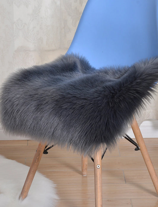 40cm Soft Artificial Wool Sheepskin Cushion Chair Bedroom Mat