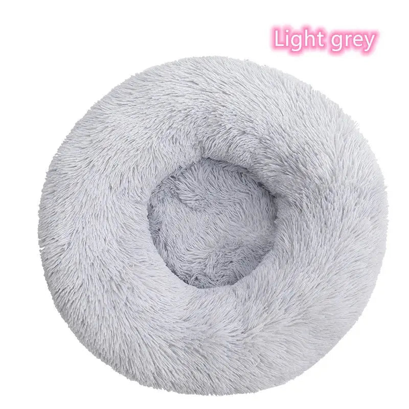 Super Soft Pet Cat Bed Plush Full Size Washable Calm Bed Donut Bed Comfortable Sleeping Artifact Suitable For All Kinds Of Cats Our3Designs