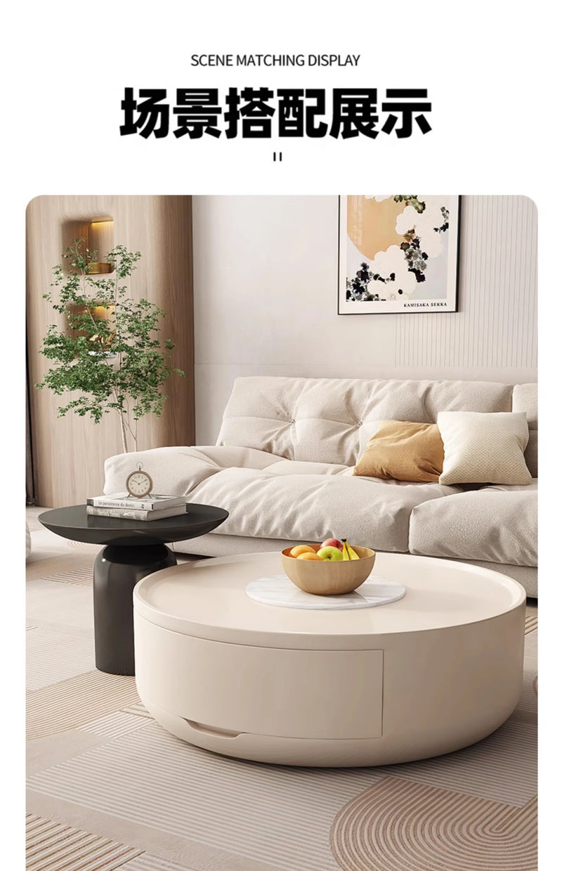 Minimalist White Coffee Table Modern Black Simple Bedroom Nordic