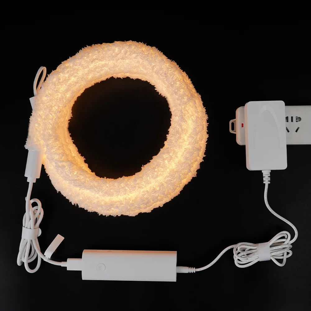 SHINESKY Flexible Silicone 360° R13 Neon LED Strip Light Plush Pattern