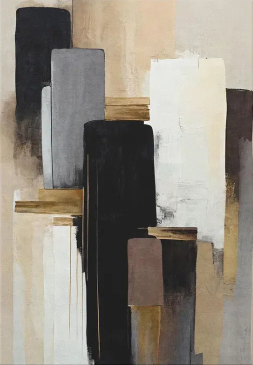 Contemporary Color Aesthetic Canvas Painting Office Home Decor