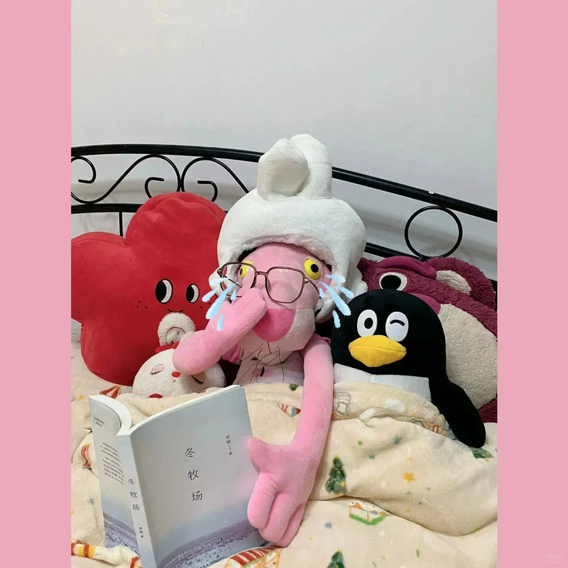 Cartoon Disney Cute Pink Panther Plush Doll Toy Plush Anime Toy Soft Cute Cloth Doll Kid Pillow Adult Children Birthday Toy Gift Our3Designs