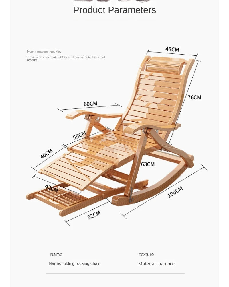 Relax Folding rocking chair Living room Armchair