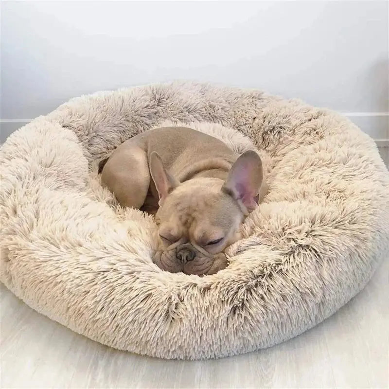 Super Soft Pet Cat Bed Plush Full Size Washable Calm Bed Donut Bed Comfortable Sleeping Artifact Suitable For All Kinds Of Cats Our3Designs