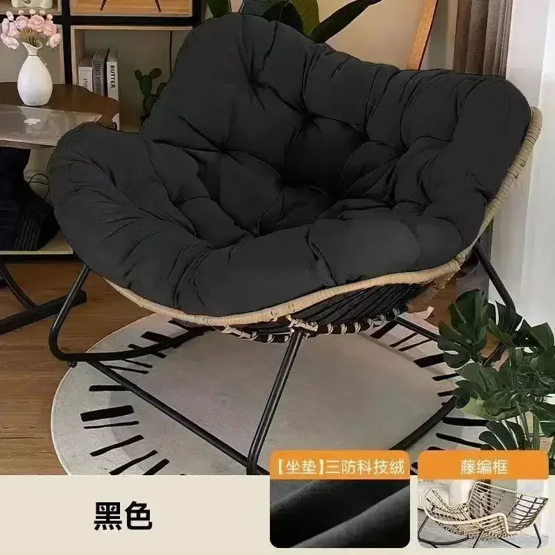 Rattan rocking chair Internet celebrity leisure lunch break