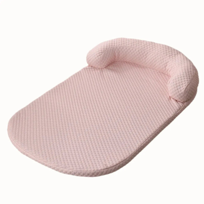 Breathable Spring Summer Cooling Large Dog Bed Ati-slip Cat Bed with Pillow Ice Silk Fabric Dog Bed for Small Dog Cushion Pet Our3Designs