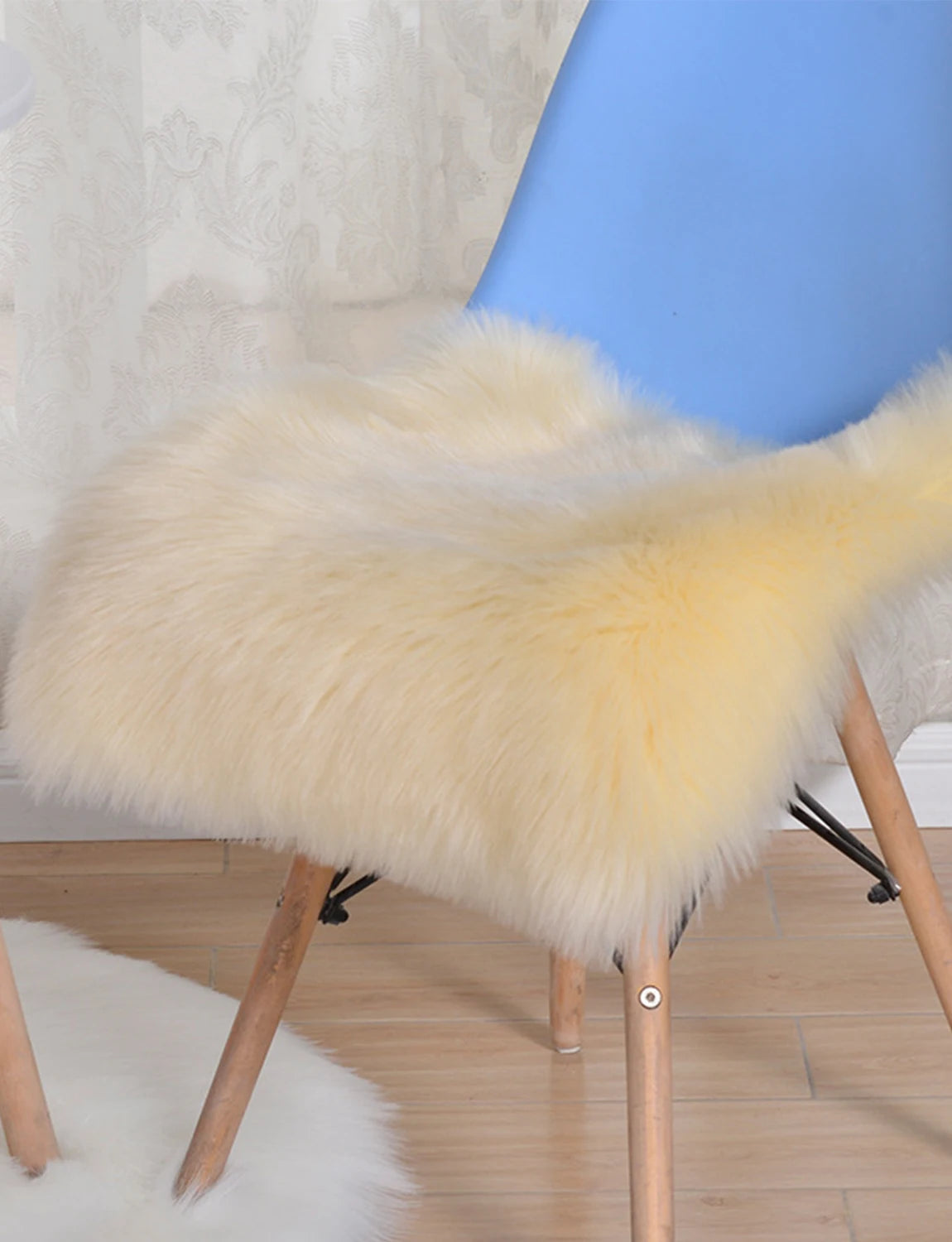 40cm Soft Artificial Wool Sheepskin Cushion Chair Bedroom Mat