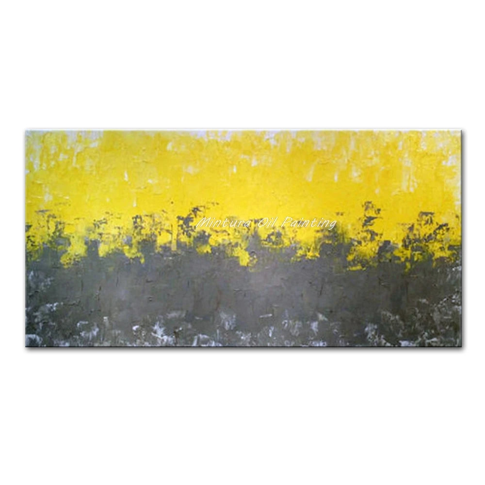 Mintura,100% Handpainted Color Abstract Oil Painting on Canvas