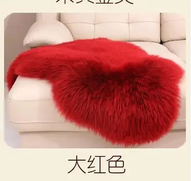 100% Real Sheepskin Wool Carpets for Living Room Bedroom Area