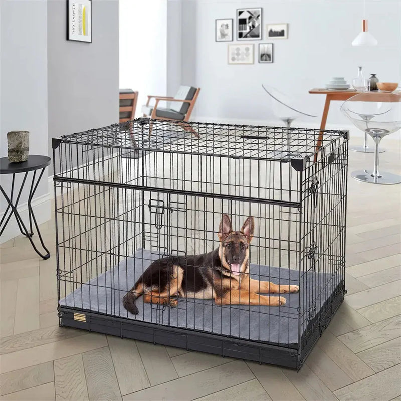 Large Orthopaedic Dog Bed Waterproof Cushion Pet Mattress 2 In 1 Pet Dog Crate Bed with Removable Washable Cover Indoor Outdoor Our3Designs
