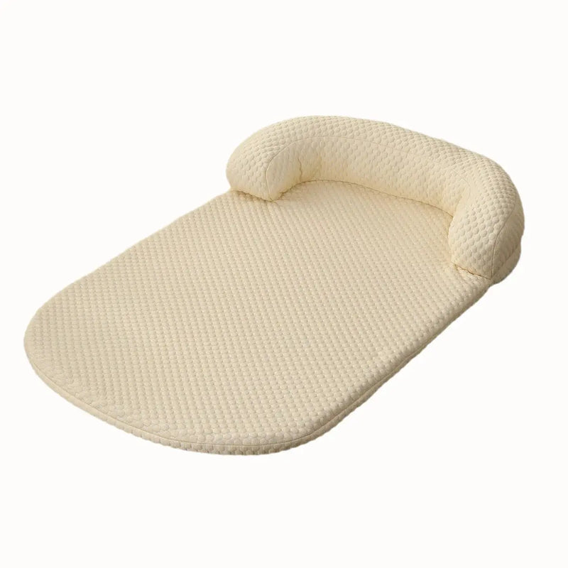 Breathable Spring Summer Cooling Large Dog Bed Ati-slip Cat Bed with Pillow Ice Silk Fabric Dog Bed for Small Dog Cushion Pet Our3Designs