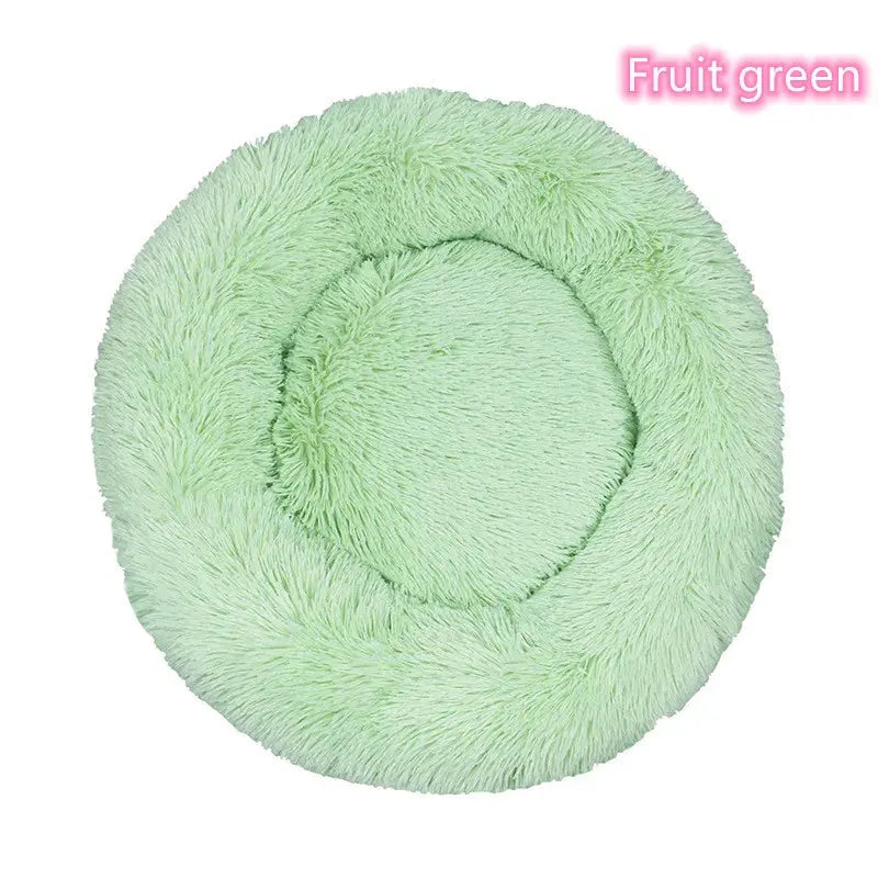 Super Soft Pet Cat Bed Plush Full Size Washable Calm Bed Donut Bed Comfortable Sleeping Artifact Suitable For All Kinds Of Cats Our3Designs