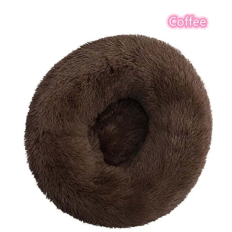 Super Soft Pet Cat Bed Plush Full Size Washable Calm Bed Donut Bed Comfortable Sleeping Artifact Suitable For All Kinds Of Cats Our3Designs
