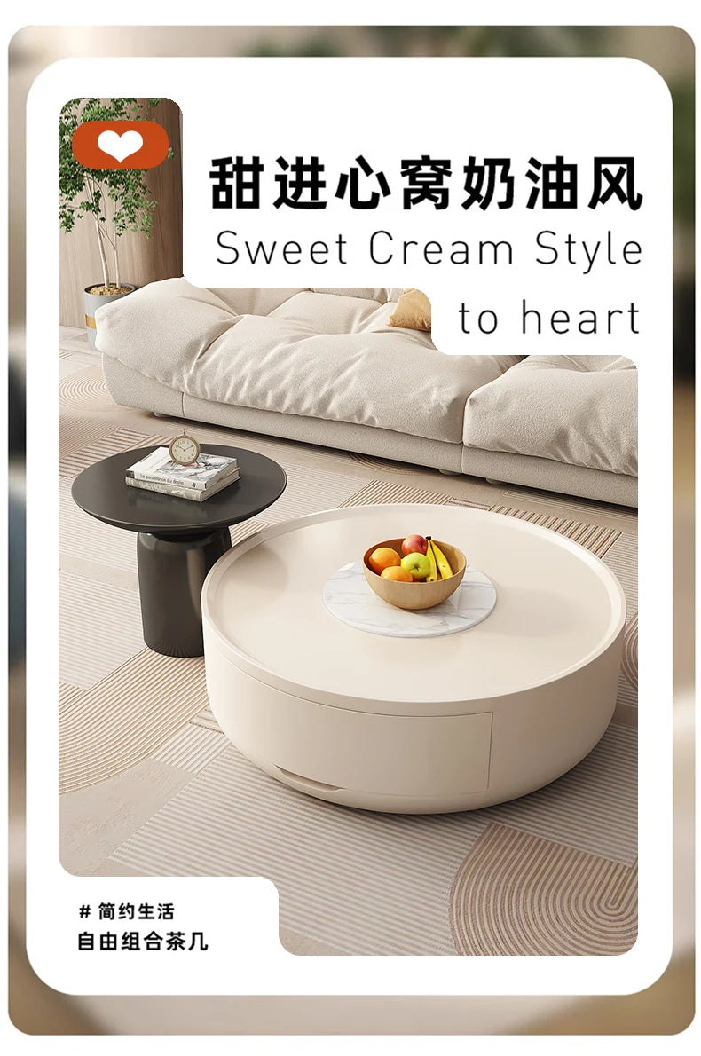Minimalist White Coffee Table Modern Black Simple Bedroom Nordic