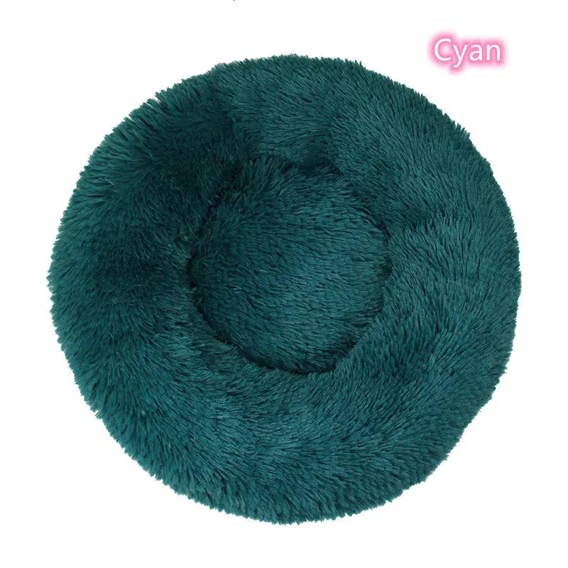 Super Soft Pet Cat Bed Plush Full Size Washable Calm Bed Donut Bed Comfortable Sleeping Artifact Suitable For All Kinds Of Cats Our3Designs