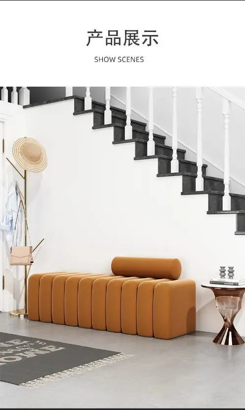 Creative Shoe Bench Entrance Changing Shoe Stool Sofa Stool Bed End Stool