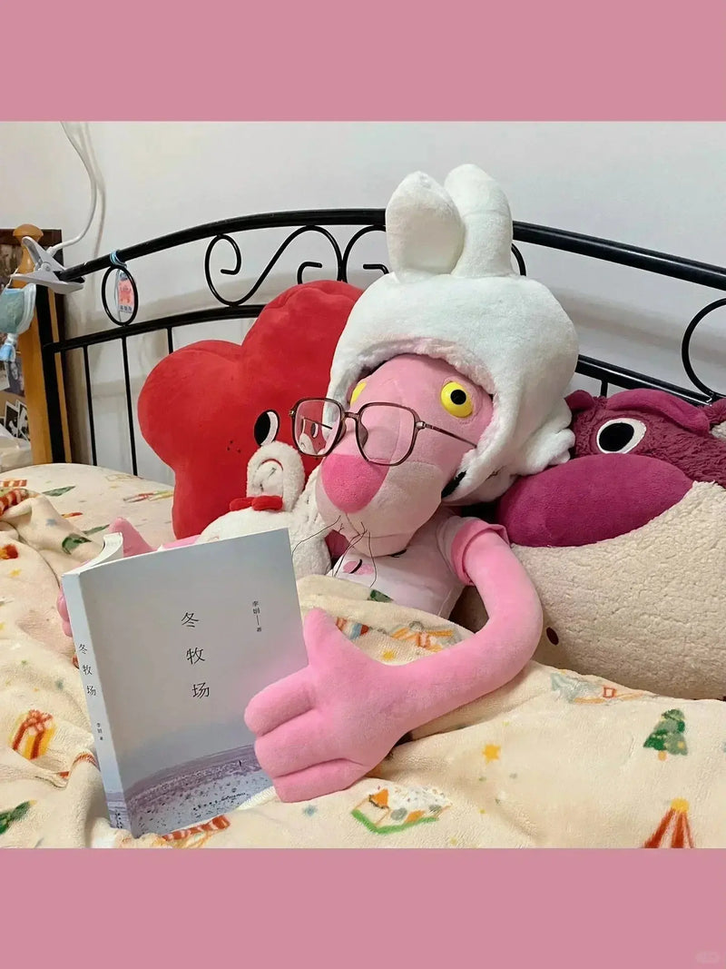 Cartoon Disney Cute Pink Panther Plush Doll Toy Plush Anime Toy Soft Cute Cloth Doll Kid Pillow Adult Children Birthday Toy Gift Our3Designs