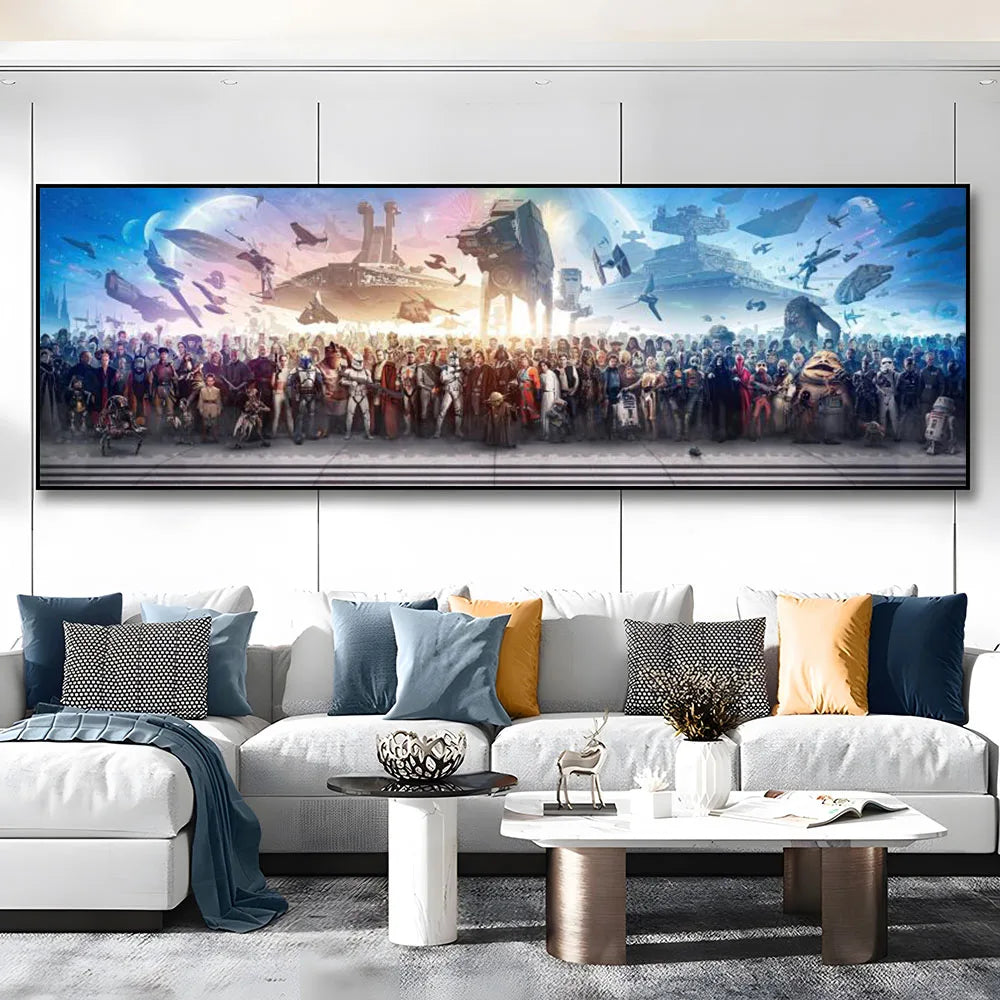 MINISO Poster Marvel Heroes Collection Canvas Wall Art Print Mural