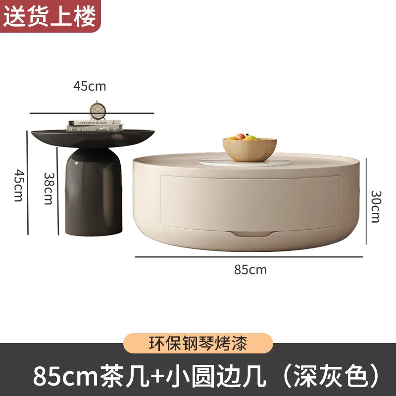 Minimalist White Coffee Table Modern Black Simple Bedroom Nordic