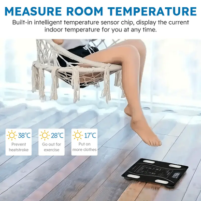 High-Tech Smart Scale with LED Readout O3D