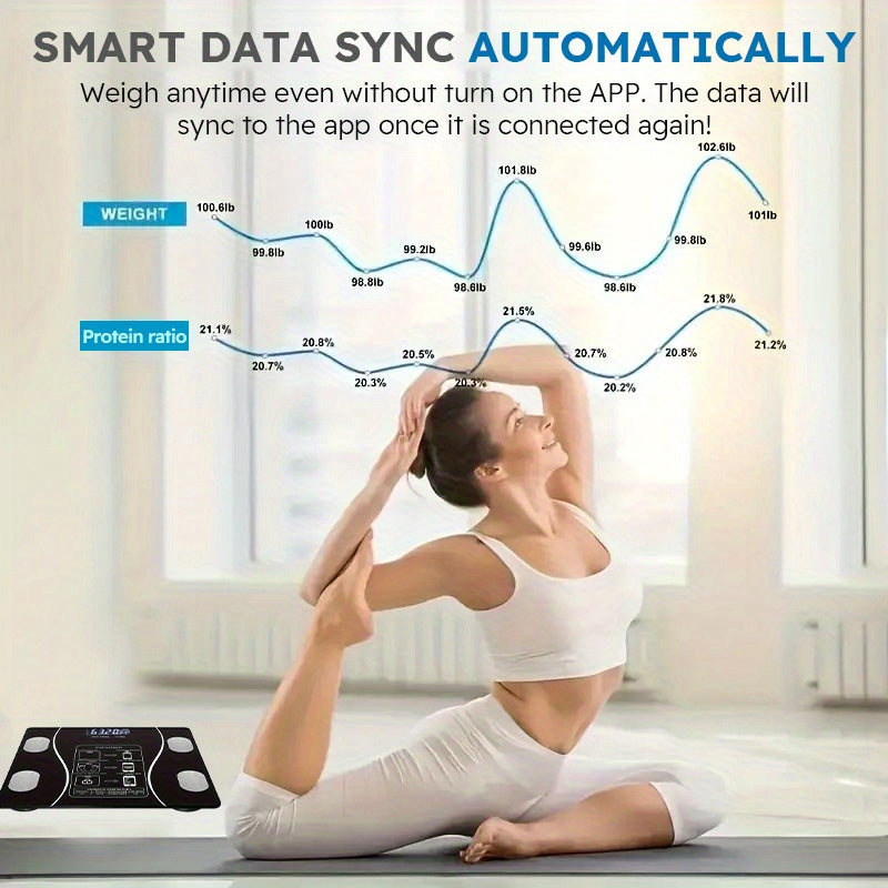 High-Tech Smart Scale with LED Readout O3D