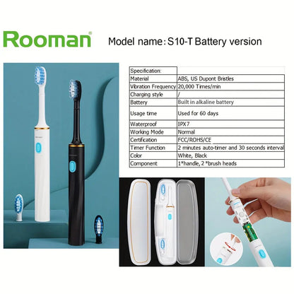 Sonic Electric Toothbrush - Electric Toothbrush Rooman