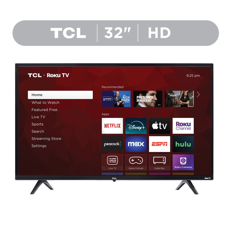 Experience Entertainment Like Never Before with the 32” Class S3 (32S331) 720P HD LED Smart TV Featuring Roku TV