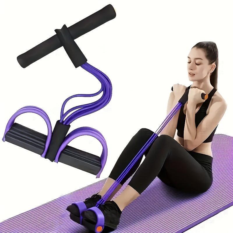 Multi-functional Tension Rope Gym, durable 6-strand thickened tubes O3D