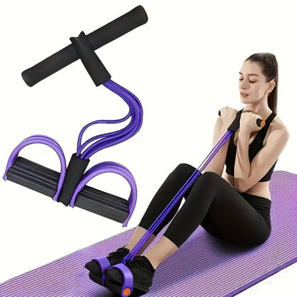Multi-functional Tension Rope Gym, durable 6-strand thickened tubes O3D